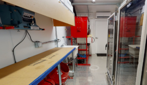 An image from a virtual tour of a Gourmet Mushroom Farm